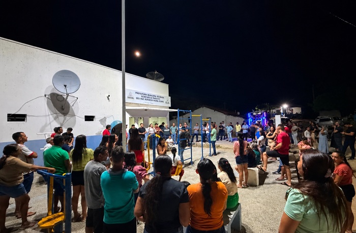 Prefeitura de Sousa inaugura pavimentação e iluminação em LED na da Comunidade Rural Curral Velho 